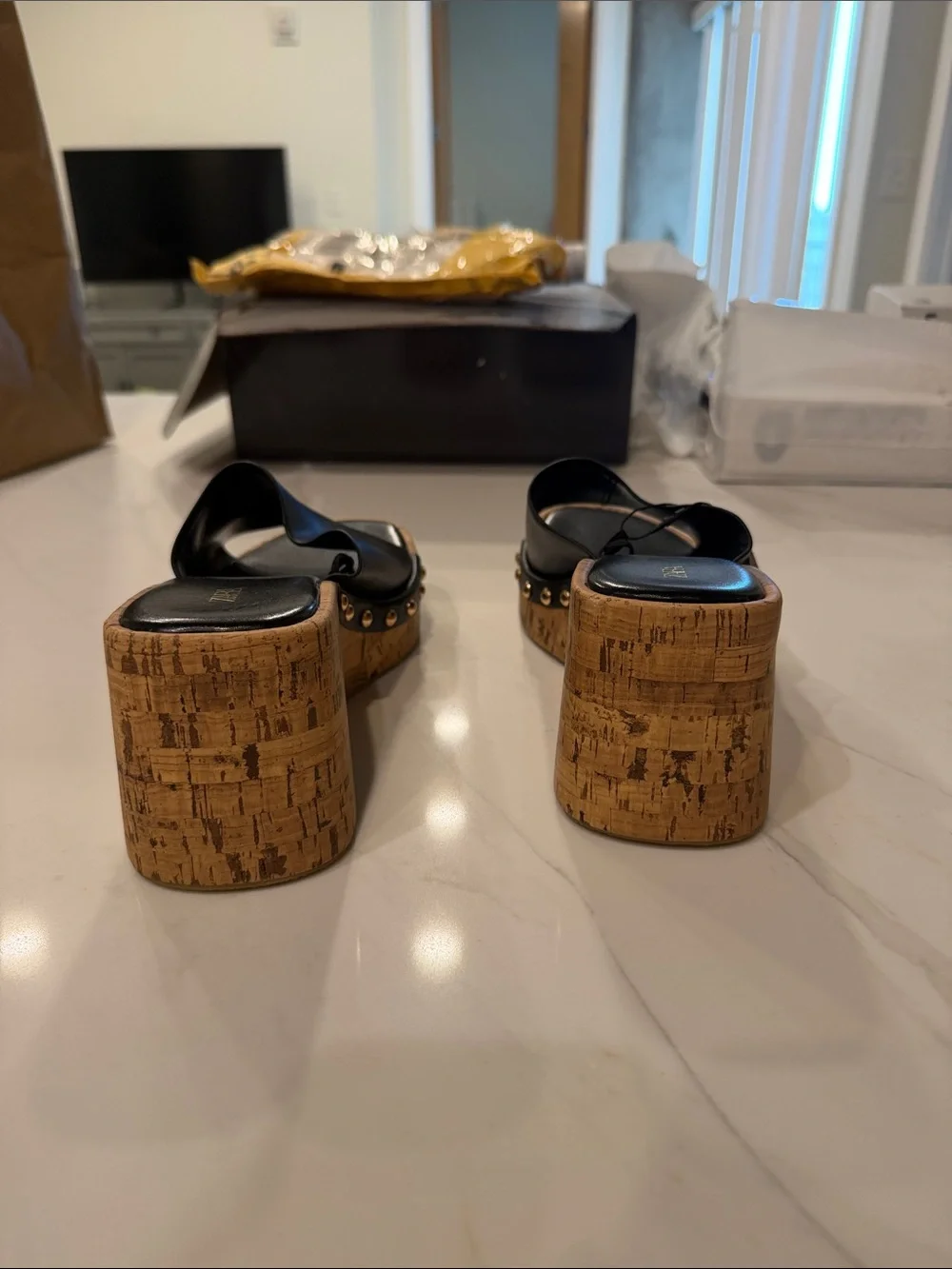 Zara chunky cork